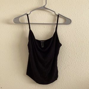 Forever 21 black thank top